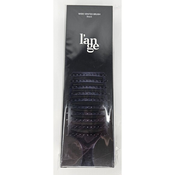L'ANGE HAIR Siena Wide Vented Hair Brush Detangle with Nylon Bristle Black 2146 - Picture 1 of 3